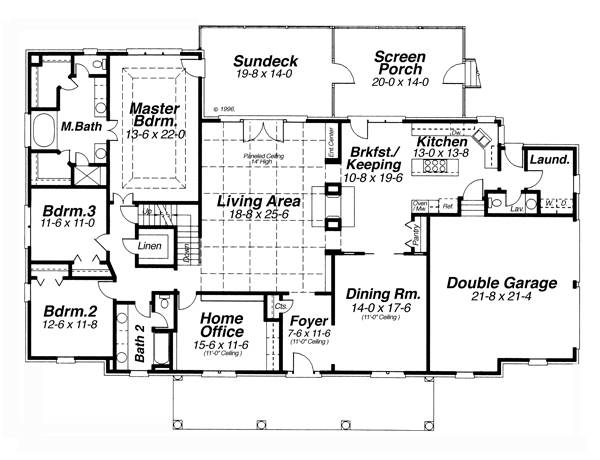 Floor Plan image of VICTOR House Plan